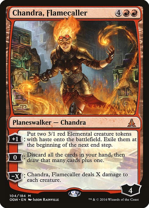 Chandra, Flamecaller from Oath of the Gatewatch (Mythic)