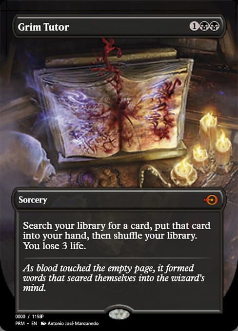 Grim Tutor from Magic Online Promos (Mythic)