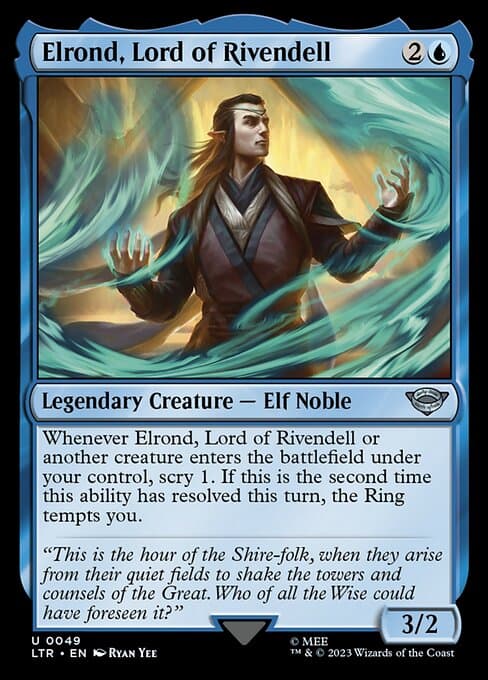 Elrond, Lord of Rivendell (Uncommon)