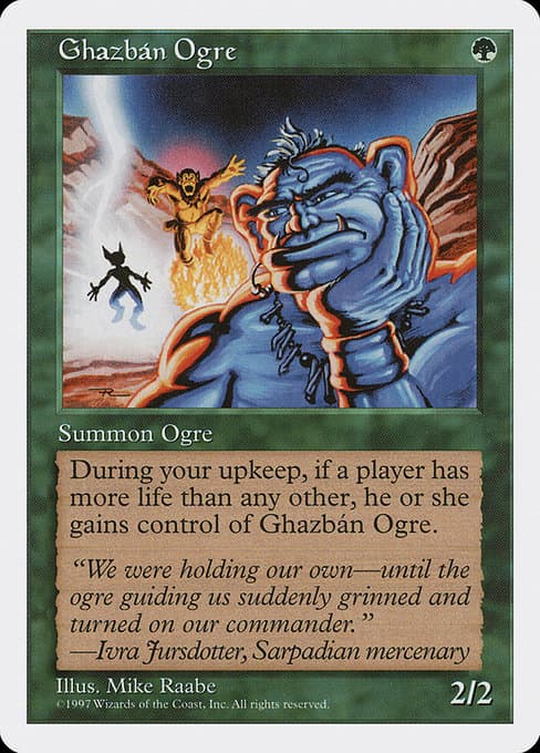 Ghazbán Ogre from Fifth Edition (Common)