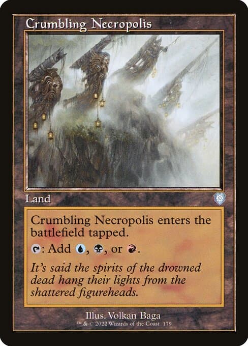 Crumbling Necropolis from The Brothers' War Commander (Uncommon)