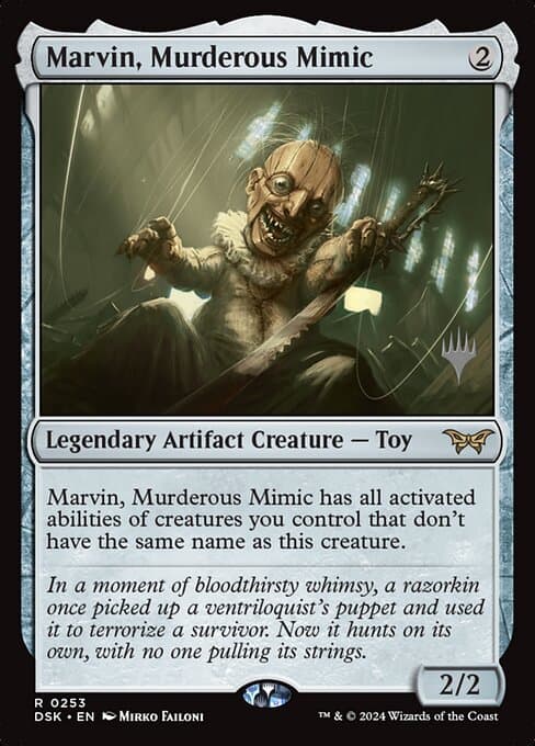 Marvin, Murderous Mimic from Duskmourn: House of Horror Promos (Rare)