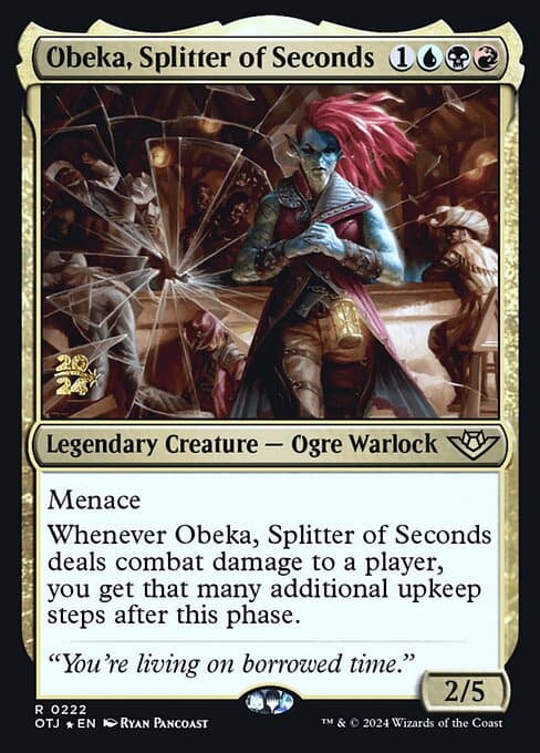 Obeka, Splitter of Seconds from Outlaws of Thunder Junction Promos (Rare)