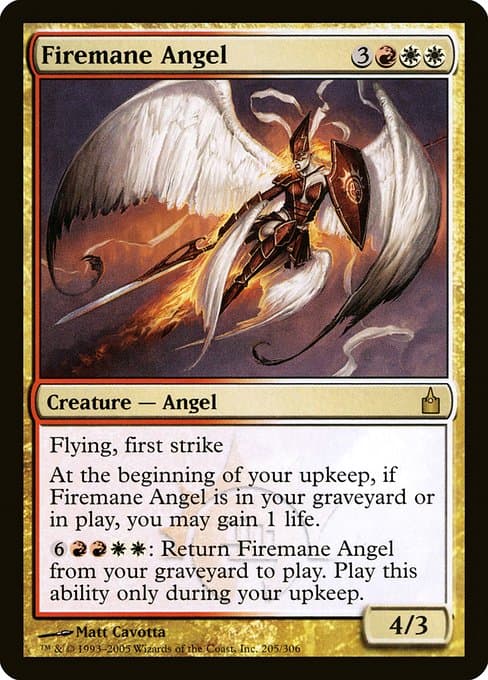 Firemane Angel from Ravnica: City of Guilds (Rare)