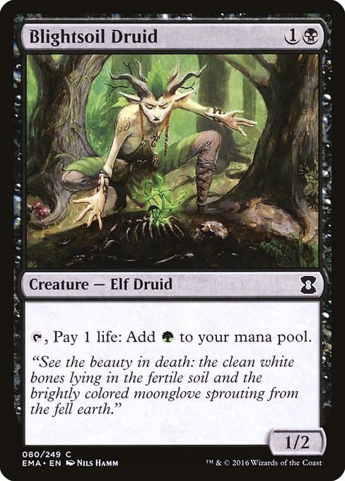 Blightsoil Druid from Eternal Masters (Common)