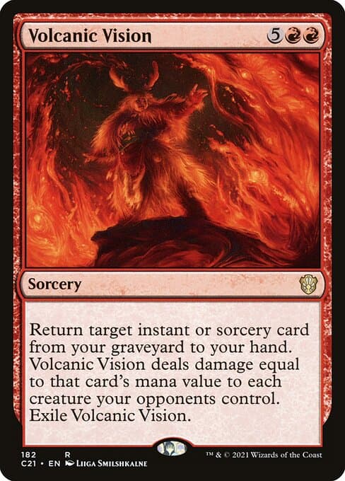 Volcanic Vision from Commander 2021 (Rare)