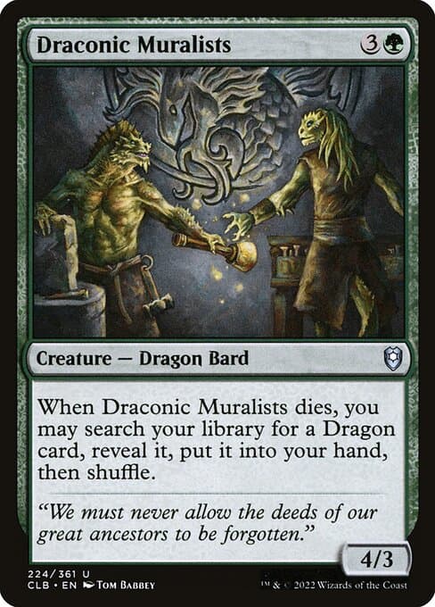 Draconic Muralists from Commander Legends: Battle for Baldur's Gate (Uncommon)