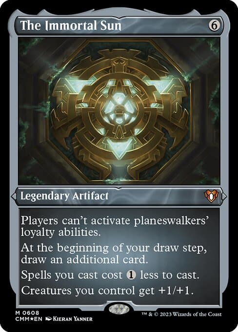 The Immortal Sun from Commander Masters (Mythic)