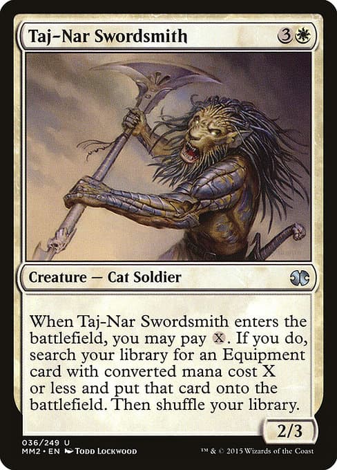 Taj-Nar Swordsmith from Modern Masters 2015 (Uncommon)