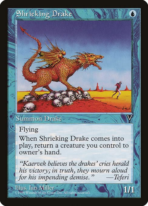 Shrieking Drake from Visions (Common)