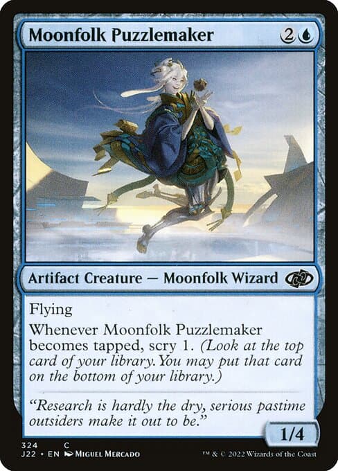 Moonfolk Puzzlemaker from Jumpstart 2022 (Common)