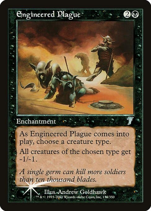 Engineered Plague from Seventh Edition (Uncommon)