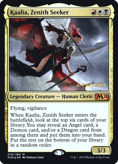 Kaalia, Zenith Seeker from Core Set 2020 Promos (Mythic)