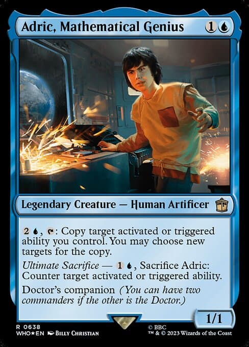 Adric, Mathematical Genius from Doctor Who (Rare)