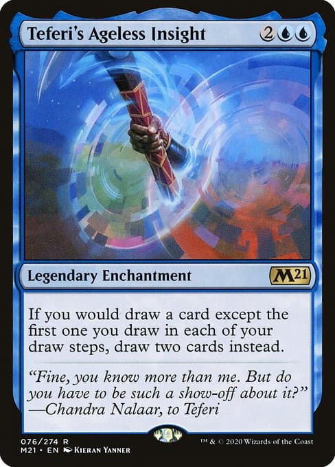 Teferi's Ageless Insight from Core Set 2021 (Rare)