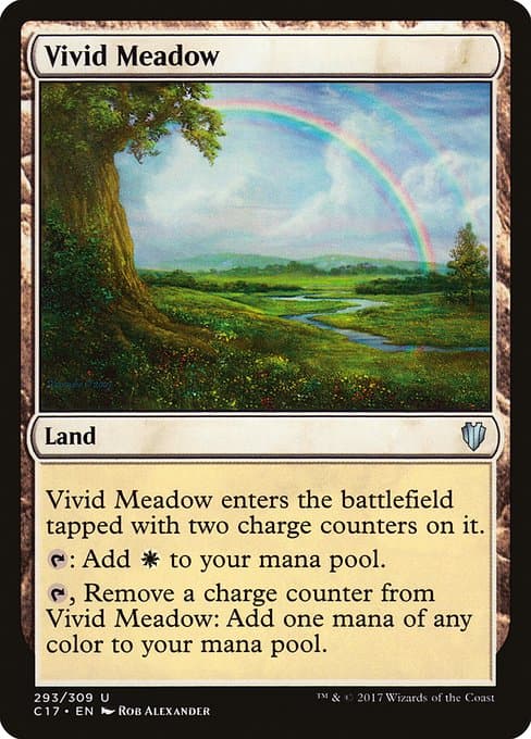 Vivid Meadow from Commander 2017 (Uncommon)