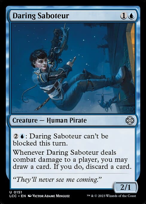 Daring Saboteur from The Lost Caverns of Ixalan Commander (Uncommon)