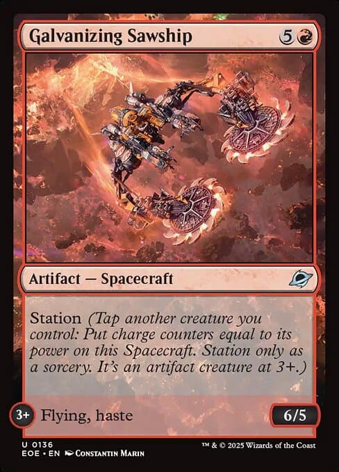 Galvanizing Sawship from Edge of Eternities (Uncommon)