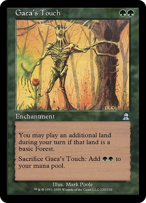Gaea's Touch from Masters Edition III (Uncommon)