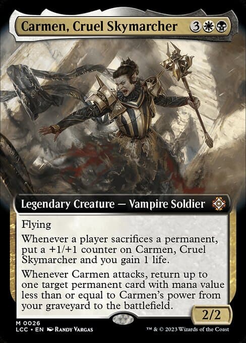 Carmen, Cruel Skymarcher from The Lost Caverns of Ixalan Commander (Mythic)