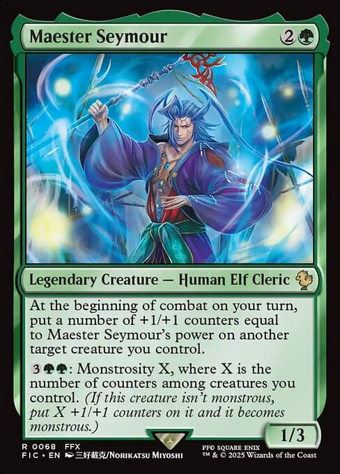 Maester Seymour from Final Fantasy Commander (Rare)