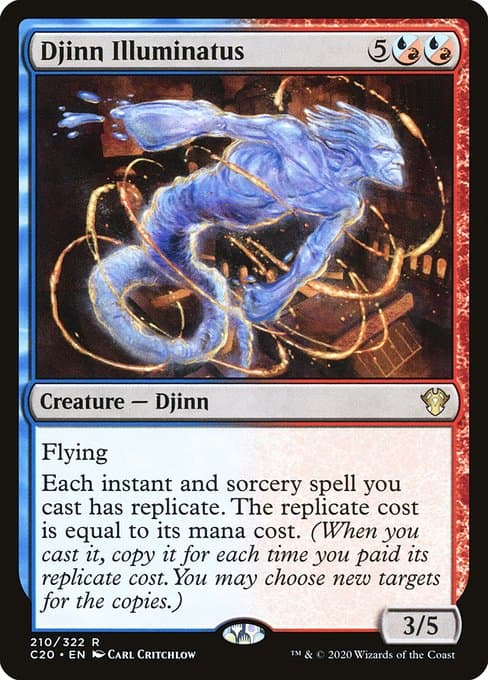 Djinn Illuminatus from Commander 2020 (Rare)