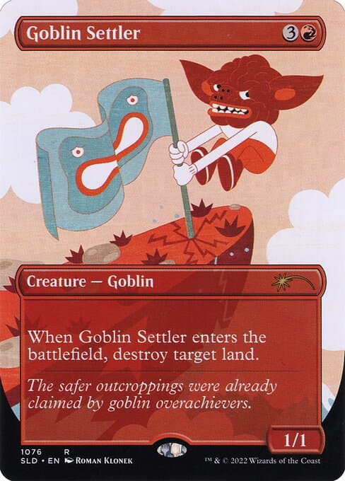 Goblin Settler from Secret Lair Drop (Rare)