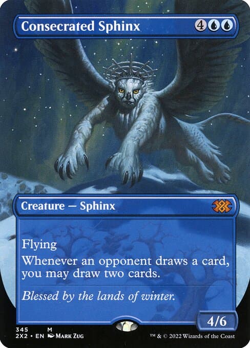 Consecrated Sphinx from Double Masters 2022 (Mythic)