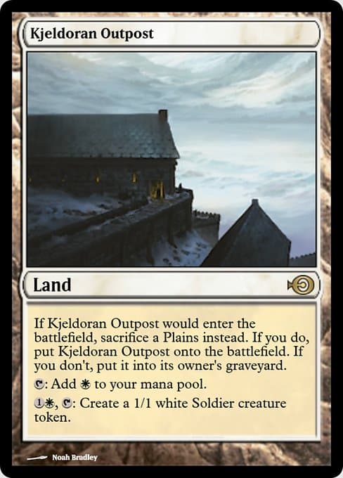 Kjeldoran Outpost from Magic Online Promos (Rare)