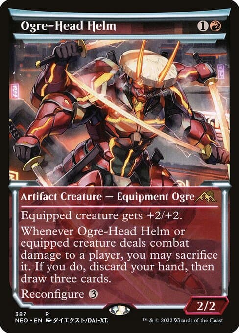 Ogre-Head Helm from Kamigawa: Neon Dynasty (Rare)