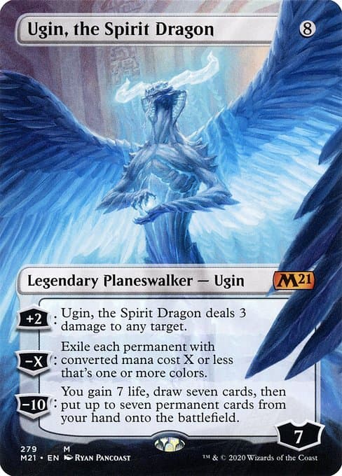 Ugin, the Spirit Dragon from Core Set 2021 (Mythic)