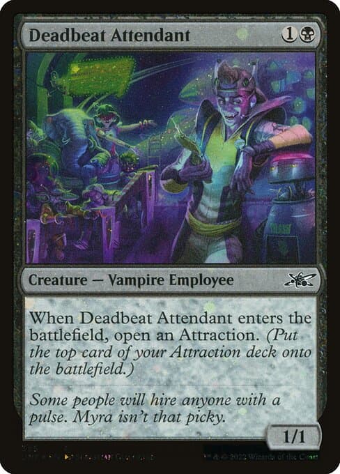 Deadbeat Attendant from Unfinity (Common)