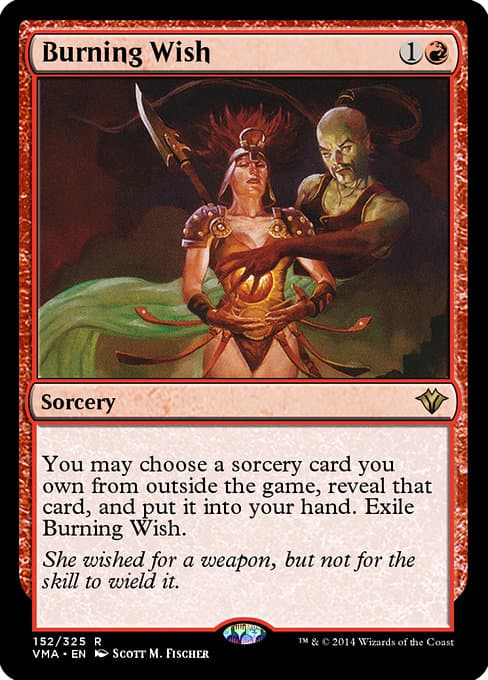 Burning Wish from Vintage Masters (Rare)