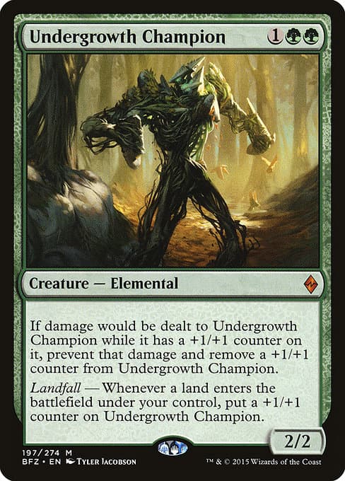 Undergrowth Champion from Battle for Zendikar (Mythic)