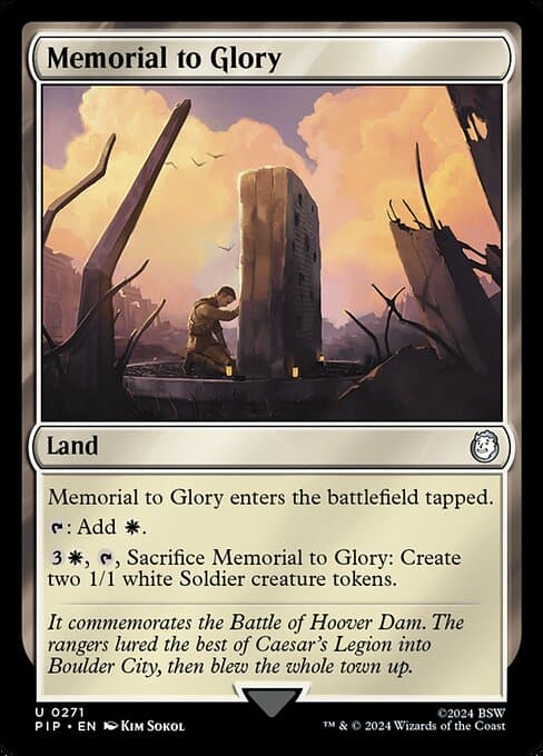 Memorial to Glory from Fallout (Uncommon)