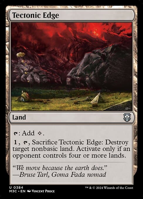 Tectonic Edge from Modern Horizons 3 Commander (Uncommon)
