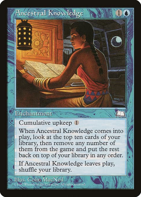 Ancestral Knowledge from Weatherlight (Rare)