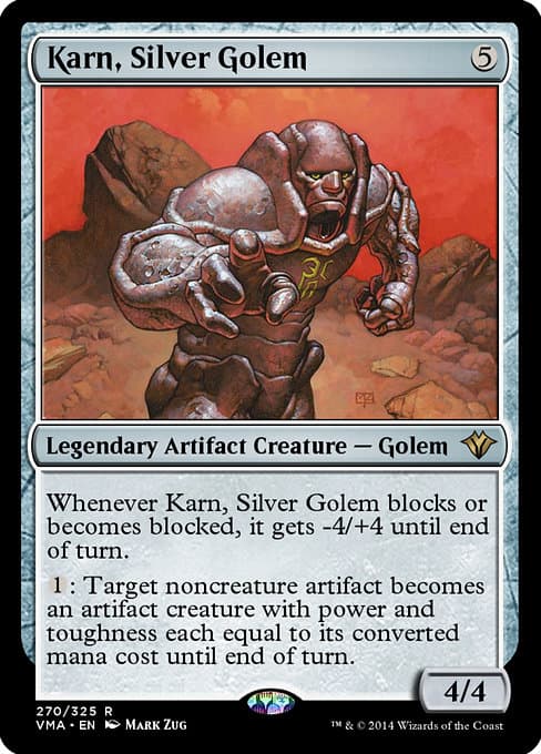 Karn, Silver Golem from Vintage Masters (Rare)
