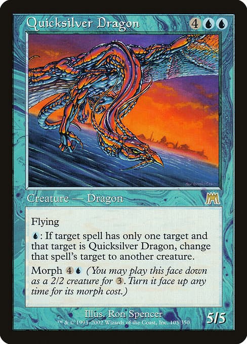 Quicksilver Dragon from Onslaught (Rare)