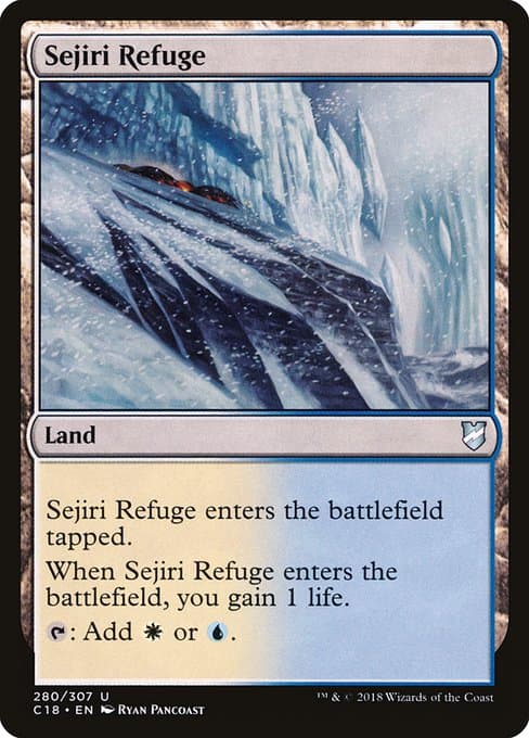 Sejiri Refuge from Commander 2018 (Uncommon)