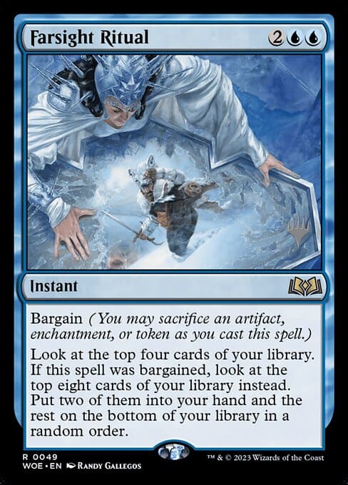 Farsight Ritual from Wilds of Eldraine Promos (Rare)