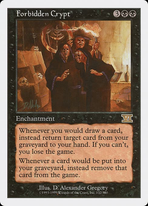 Forbidden Crypt from Classic Sixth Edition (Rare)