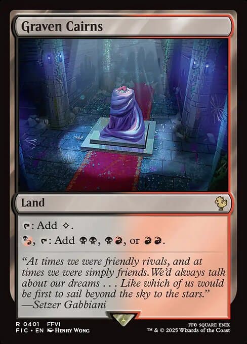 Graven Cairns from Final Fantasy Commander (Rare)