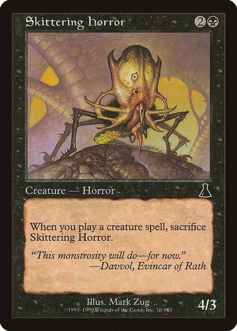 Skittering Horror from Urza's Destiny (Common)
