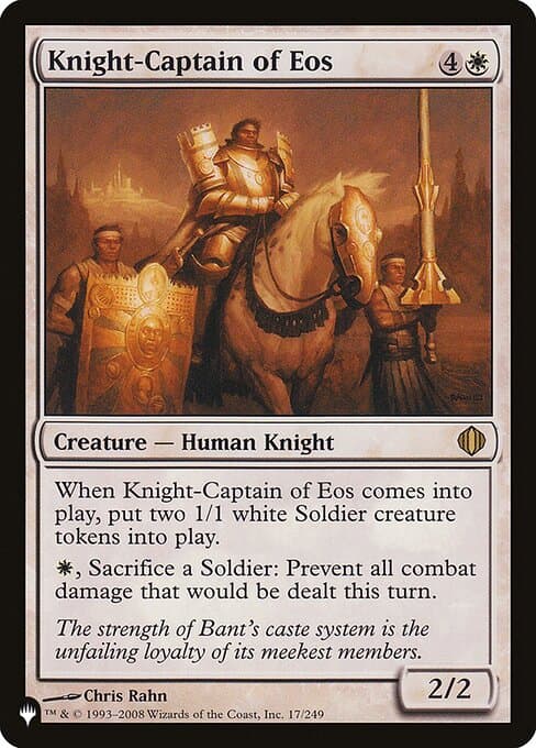 Knight-Captain of Eos from The List (Rare)