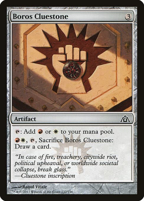 Boros Cluestone from Dragon's Maze (Common)