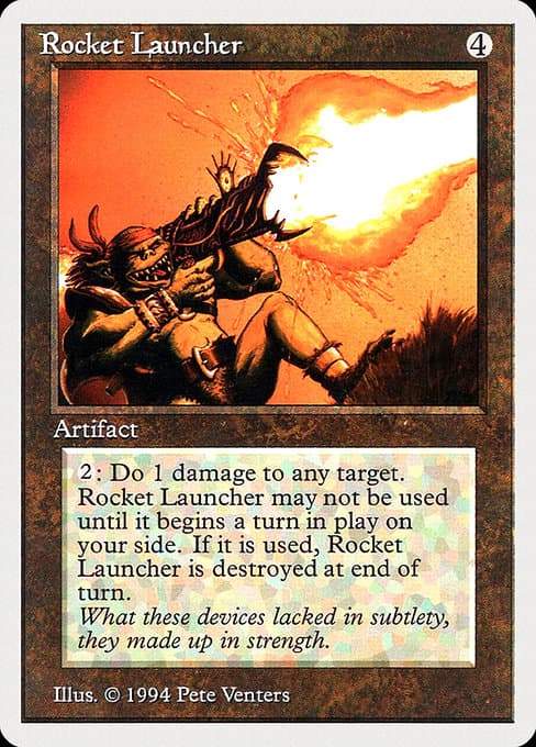 Rocket Launcher from Summer Magic / Edgar (Rare)