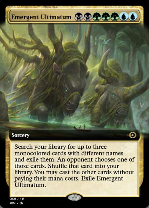 Emergent Ultimatum from Magic Online Promos (Rare)