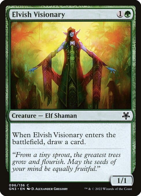Elvish Visionary from Game Night: Free-for-All (Common)