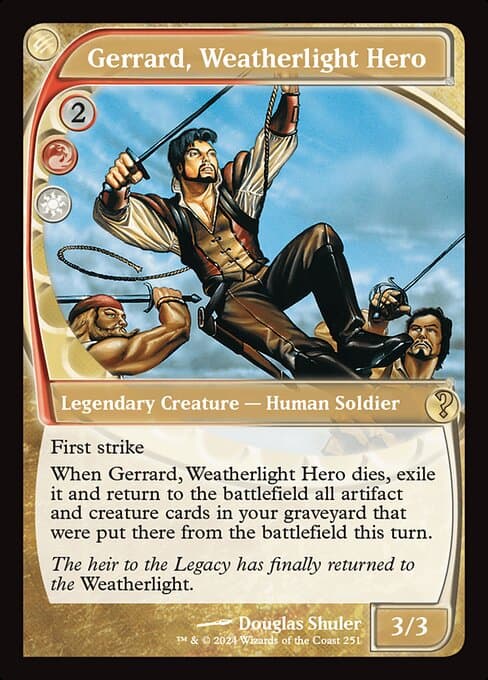 Gerrard, Weatherlight Hero from Mystery Booster 2 (Rare)